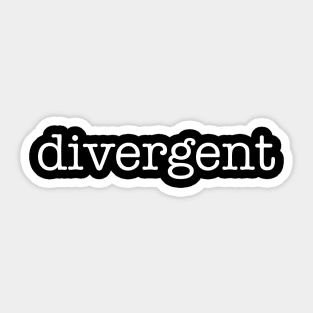 Divergent Sticker